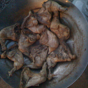 Chicken Adobo Browned