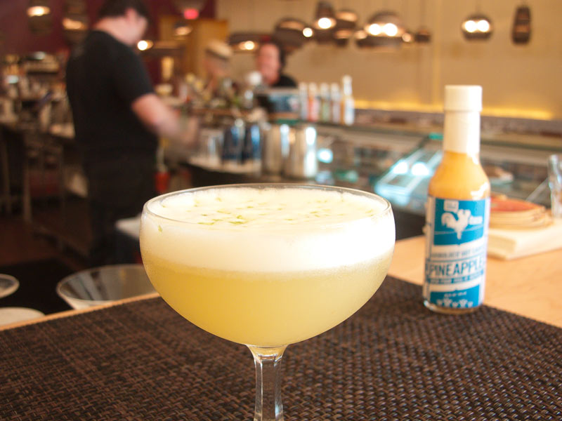 pineapple hot sauce cocktail by jimmy shoemaker