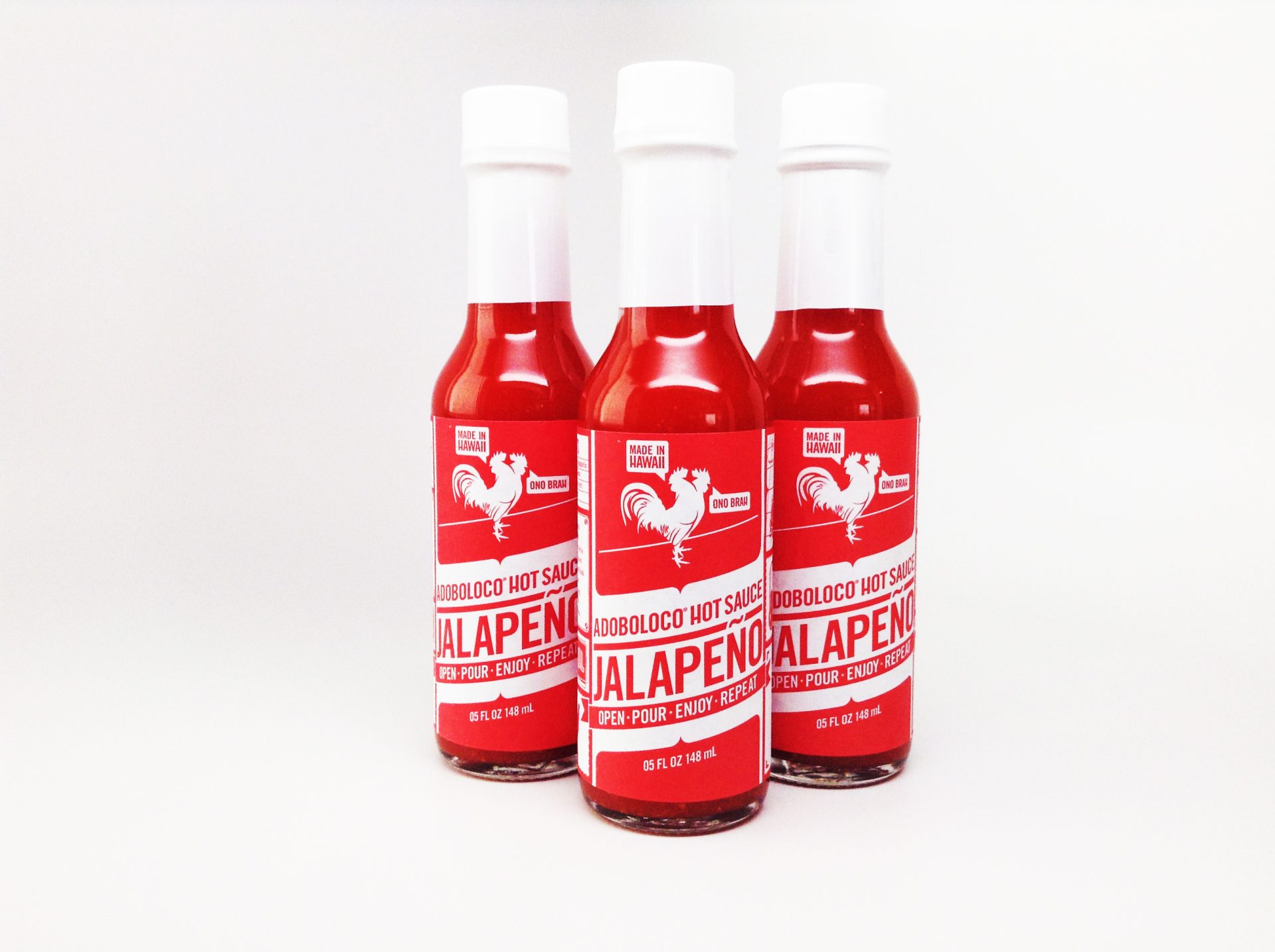 Adoboloco Jalapeno Red Hot Sauce Front of Bottle