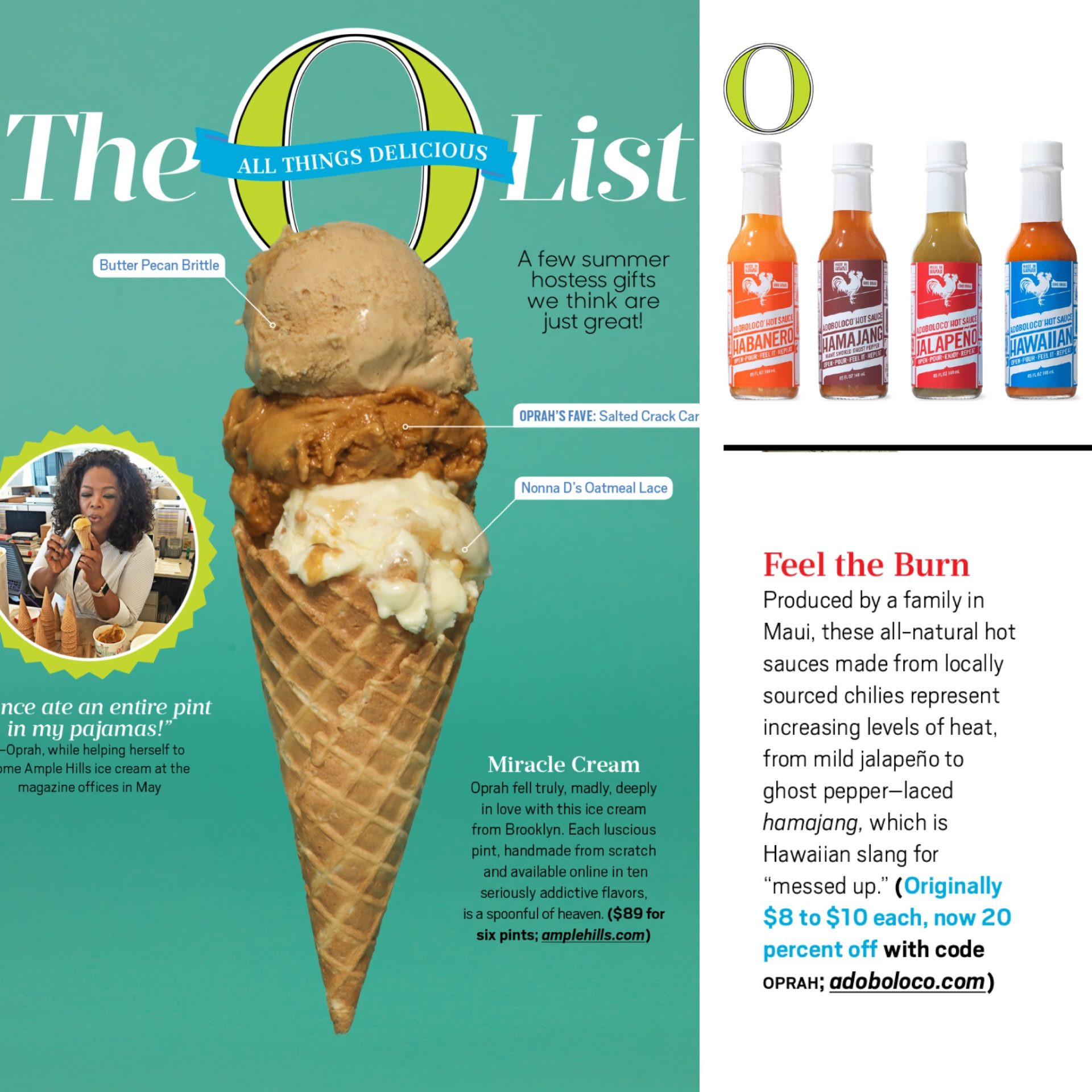 Oprah Olist Adoboloco Hot Sauce Maui Hawaii