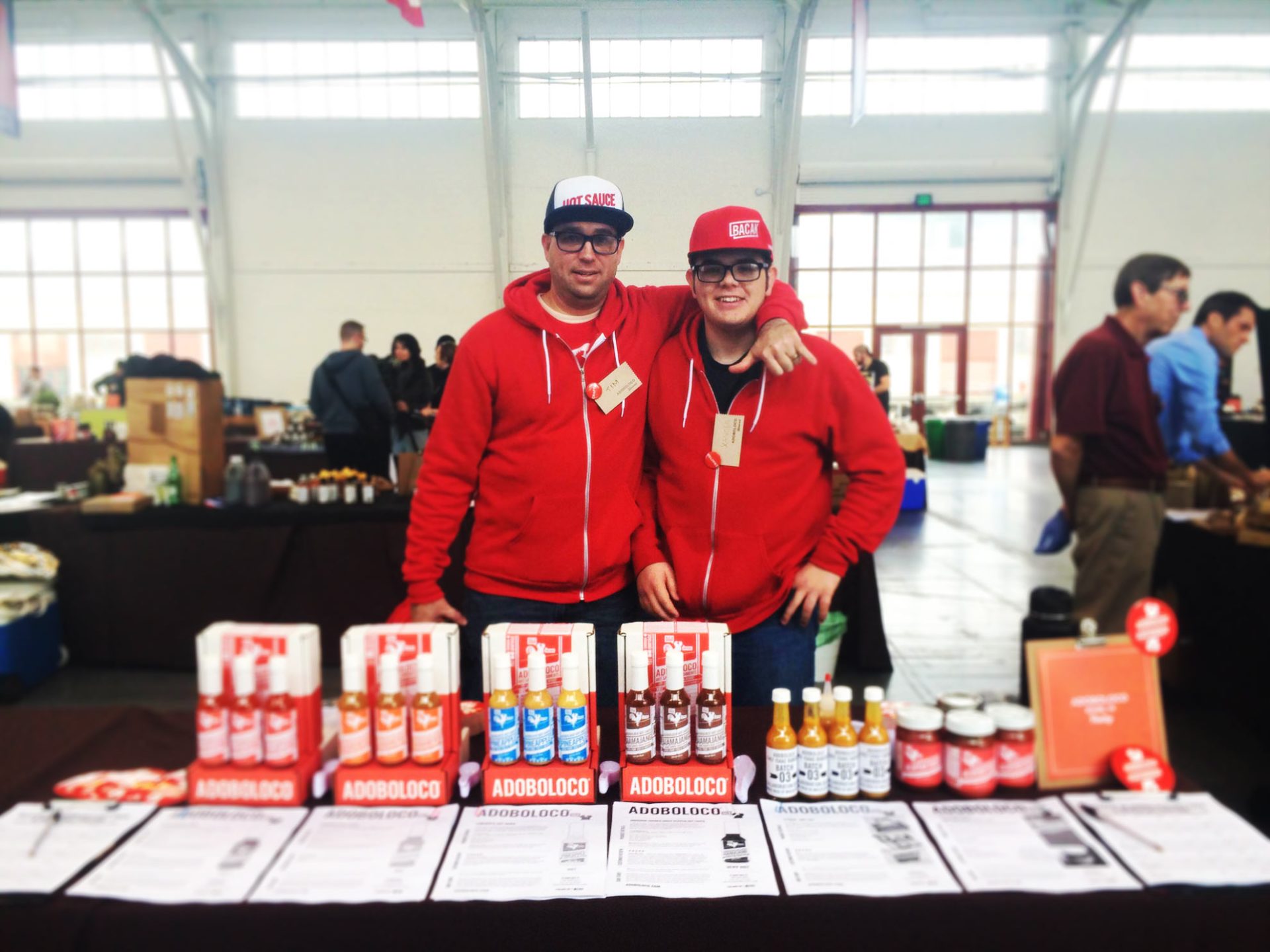 Tim and Xander Parsons at the 2016 Good Food Awards Mercantile