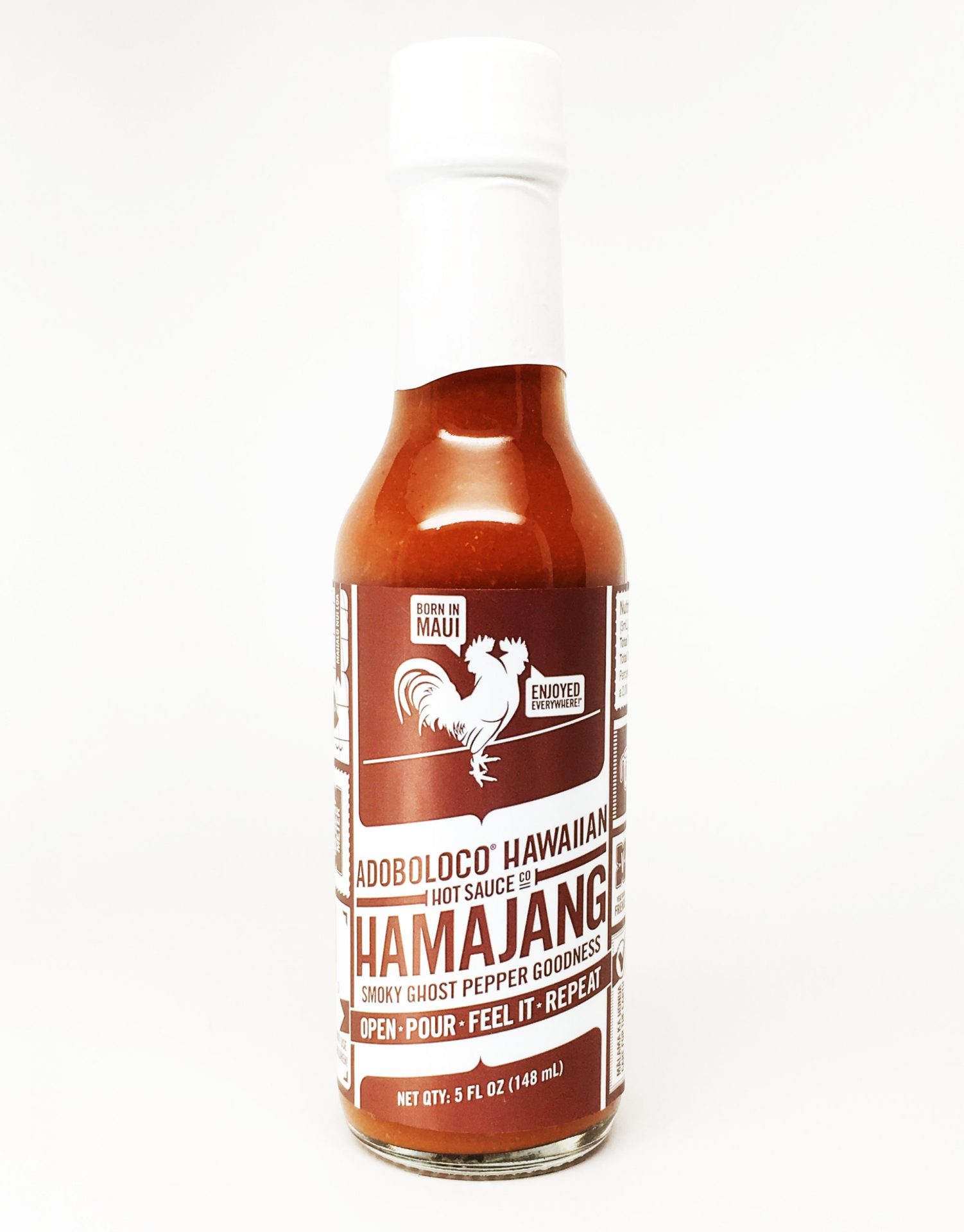 1 Bottle of Adoboloco Hamajang Smoked Ghost Pepper Hot Sauce