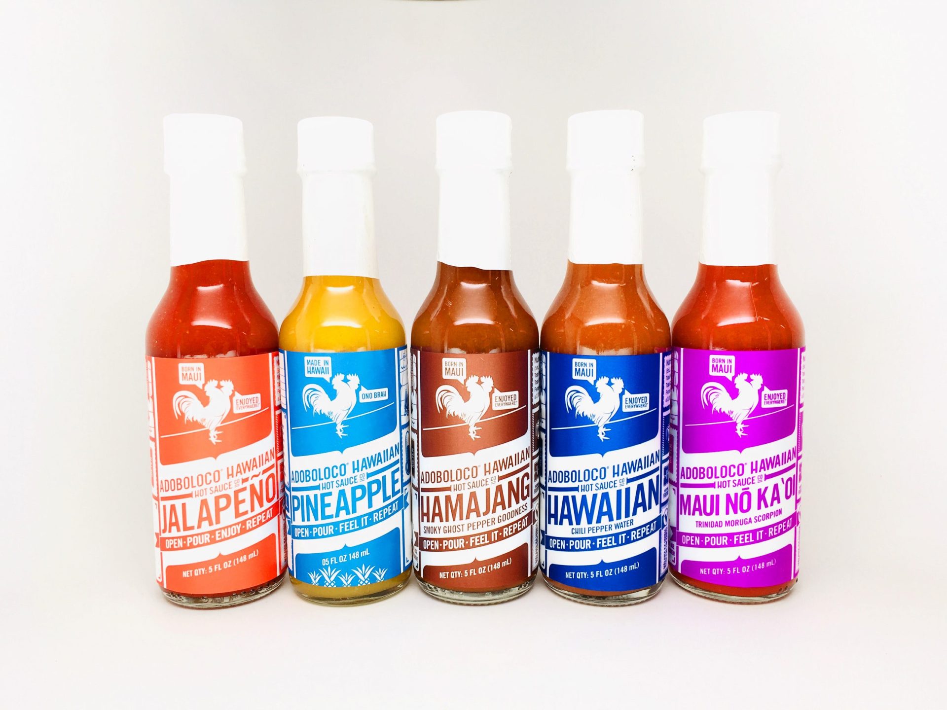 Adoboloco Hot Sauces group photo