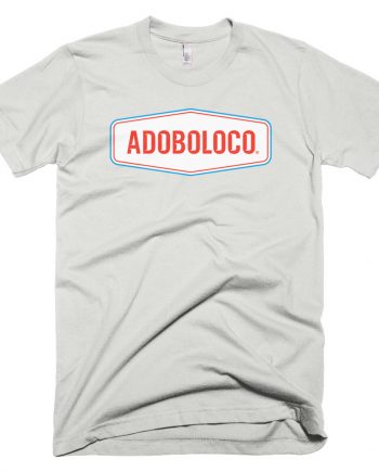 2018 Adoboloco Logo Tee with Rooster Spur Inspired Typography