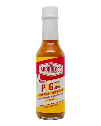 Adoboloco POG Hot Sauce made with Pineapple Orange and Guava