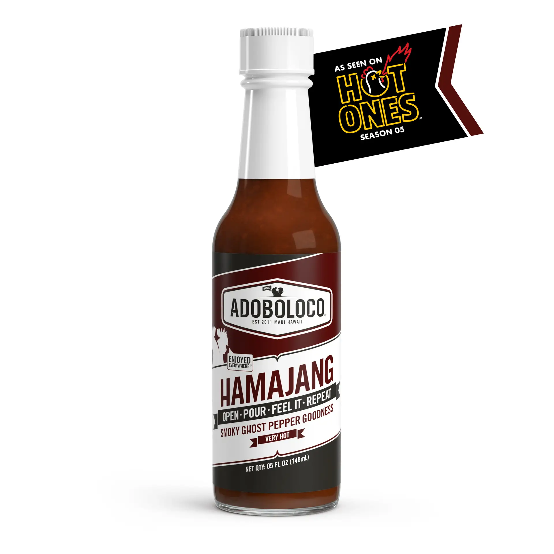 HAMAJANG Kiawe Smoked Ghost Pepper Sauce – Bold Flavor, Extreme Spice - As seen on HOT ONES season 5