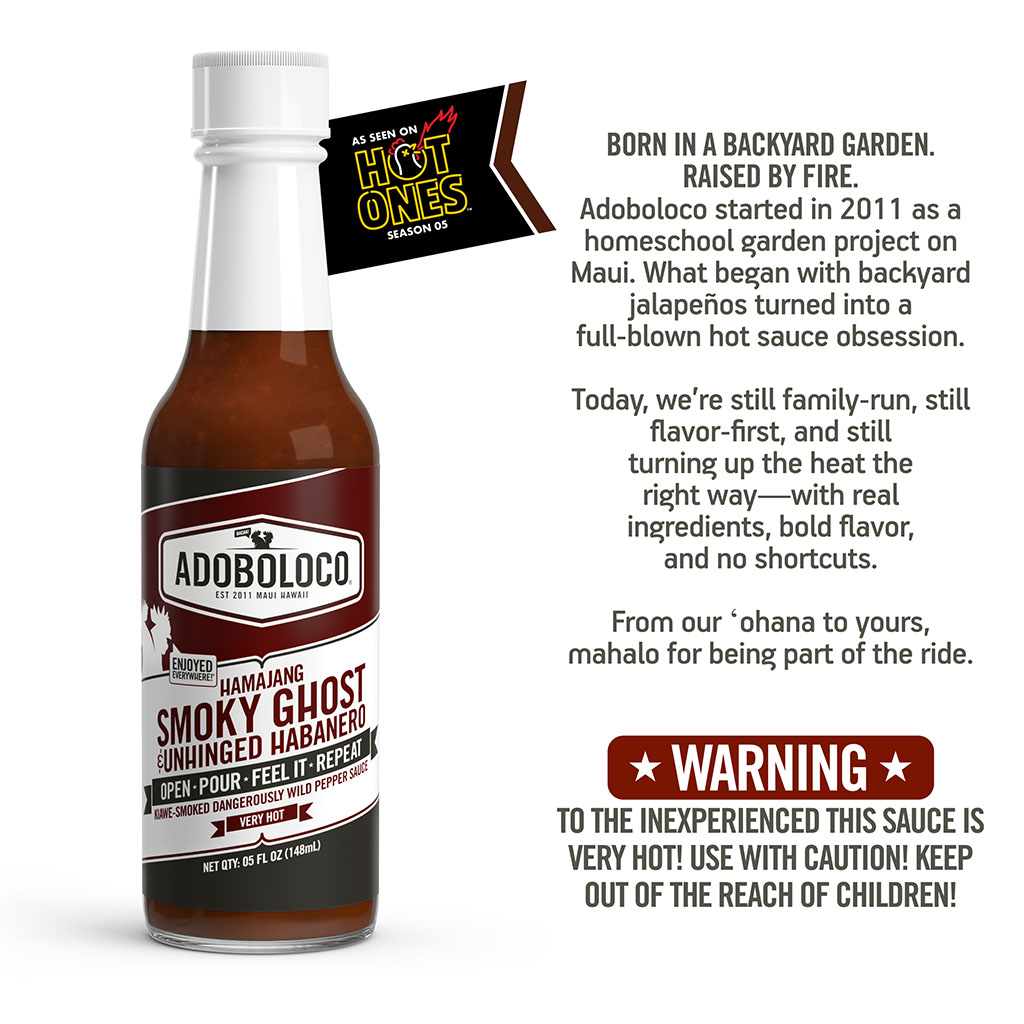 HAMAJANG Smoky Ghost & Unhinged Habanero – Bold Flavor, Extreme Spice - HEAT 07/10