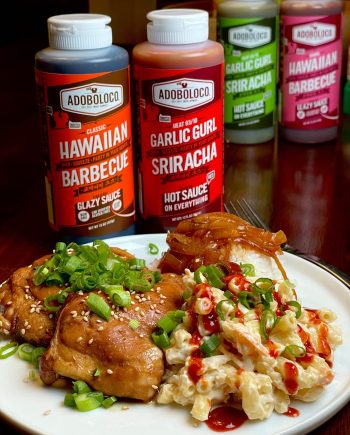 Easy Hawaiian Barbecue Chicken Plate Lunch Recipe