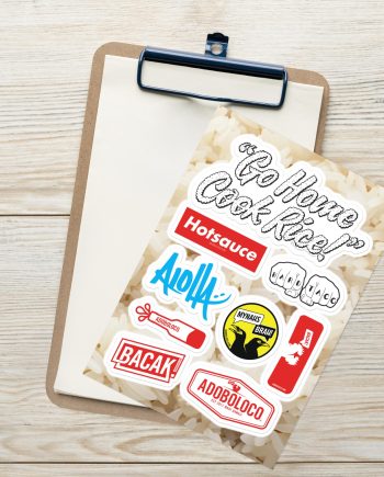 Go Home, Cook Rice! - Sticker sheet